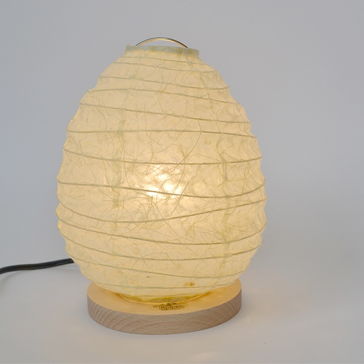 和紙 照明 テーブルライト egg 高さ20.5cm