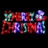 LEDクリスタルMCタイトル スノーマン 文字メリークリスマス WG-3310 クリスマス イルミネーション|X’mas☆クリスマスグッズ|シーズン＆特集