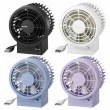 リズム シルキーウィンド RHYTHM SILKY WIND USB扇風機 パワフルダブルファン静音|冷風扇・扇風機|シーズン＆特集