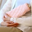 可愛いシリコン湯たんぽ ロング Nukuton 温める 冷やせる オールシーズン対応 ニットカバー付