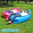 QUICK GROW クイックグロー 空気で膨らむエアーソファー アウトドア 1.2kg|アウトドア・キャンプ・登山用品|生活雑貨＆家庭用品
