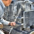 お墓の掃除 水でキレイキレイ ジェット噴射器 墓石洗浄器 手動式 ミスト 直射 2WAY 2口噴射 C-00003 日本製|仏壇・仏具・お墓|生活雑貨＆家庭用品