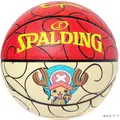 バスケットボール 7号 チョッパー ONE PIECE ヒトヒトの実 レッド 78-040J ワンピース バスケ 合成皮革 屋内 屋外 スポルディング 25AW 正規品