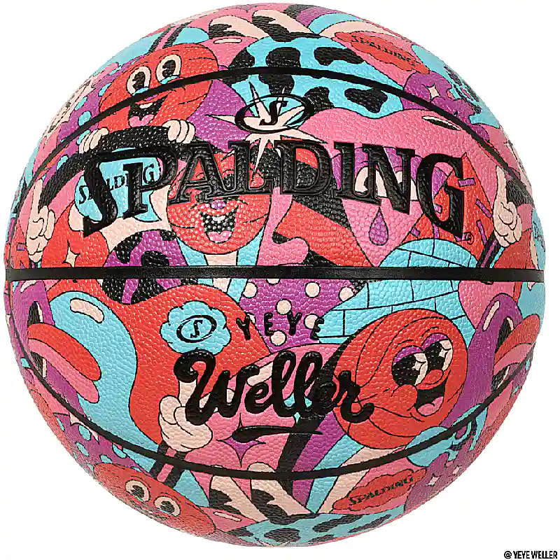 バスケットボール 7号 イェイェ・ウェラー カラー ザ コート 78-171J