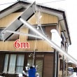 楽らく雪下ろし3点セット6m 雪庇落としプラス凍雪除去 トリプルセット 角度調節付 日本製 新潟 シルバー 国産正規品|アイデア・便利グッズ|生活雑貨・家庭用品