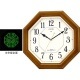 CITIZEN シチズン ネムリーナルック 4MY645-006 八角 電波掛時計 自然夜光|CITIZEN シチズン RHYTHM 掛け時計|クロック 時計