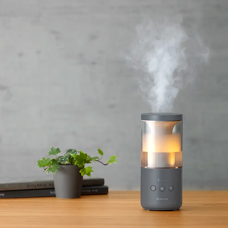 プールレス加湿器 MIST Mini 2 ダークグレー 超音波式 卓上加湿器