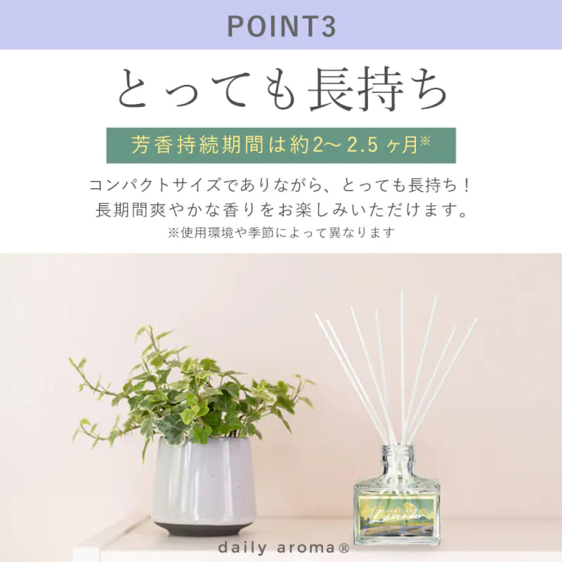 北海道ラベンダー リードディフューザー 120mL 日本製 Lavender reed