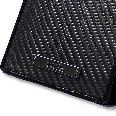 FRUH フリュー 二つ折り財布 高耐久リアルカーボン ショート