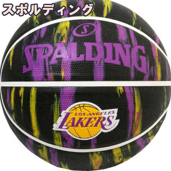 スポルディング ミニバス バスケットボール 5号 NBAロサンゼルス