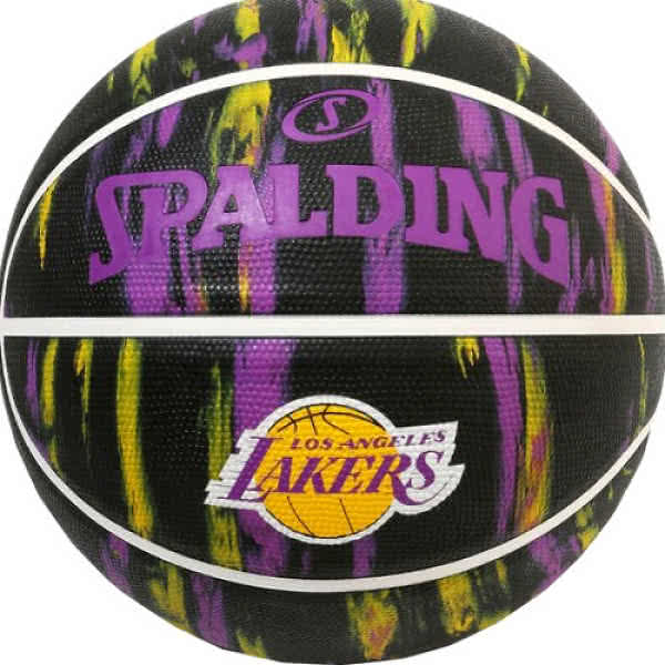 スポルディング ミニバス バスケットボール 5号 NBAロサンゼルス