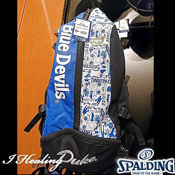 DUKE ケイジャー 壁画グラフィティ ブルー バスケットボール用バッグ デューク バックパック リュック スポルディング40007DKG