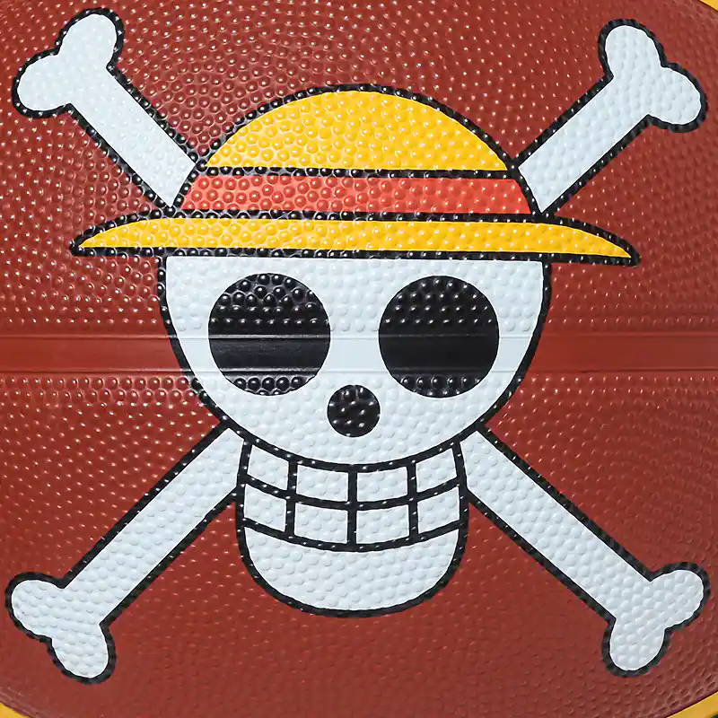 ミニバス バスケットボール 5号 ONE PIECE 海賊旗 ブラック