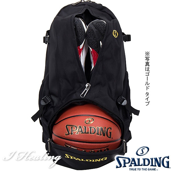SPALDING バスケットボール用バックパック SPALDING ケイジャー ジャスティスリーグ ブラック バスケットボール用