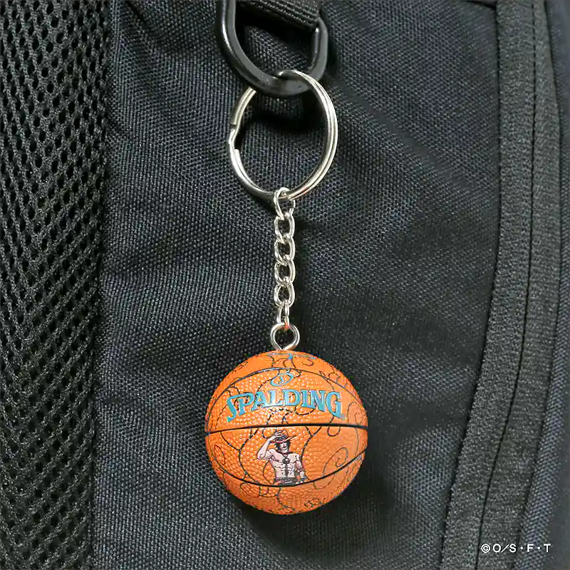 エース ONE PIECE メラメラの実 キーチェーン オレンジ