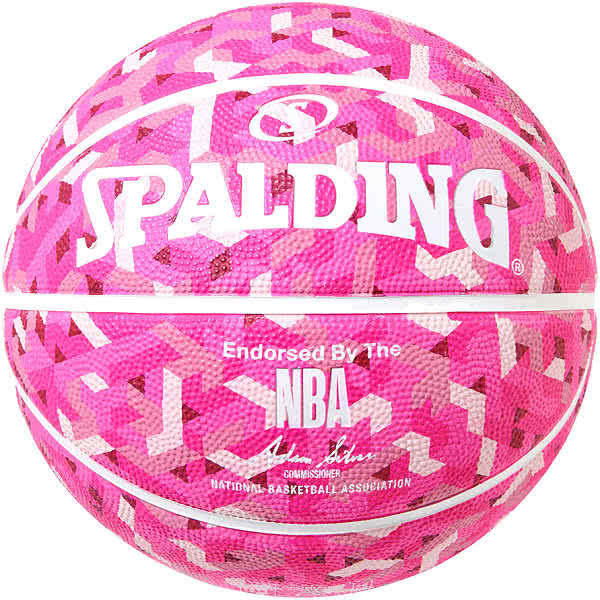 スポルディング 女性用 バスケットボール 6号 トパーズ ピンク ジオメトリック柄 バスケ 84 3j ゴム 外用ラバー Spalding通販 アイヒーリング本店