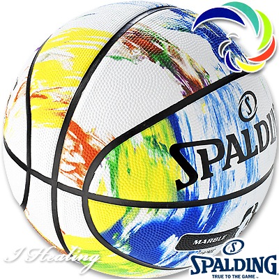 marbleバスケットボール SPALDING バスケットボール7号 マーブルコレクション マルチ
