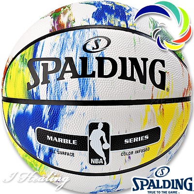 marbleバスケットボール SPALDING バスケットボール7号 マーブルコレクション マルチ