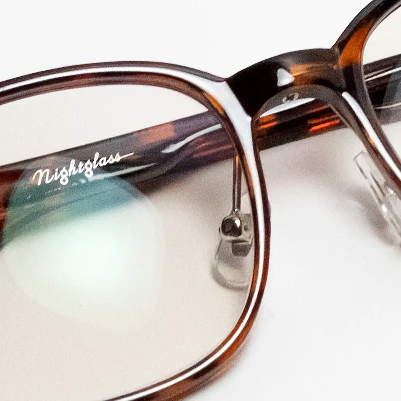 ナイトグラス LED スマート ブラウンデミ 夜間 運転用 サングラス