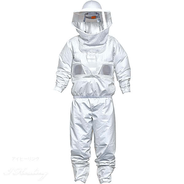 蜂防護服　ラプターIII 蜂防護ラプター3 空調ファン付き 蜂防護手袋セット」最新型空調