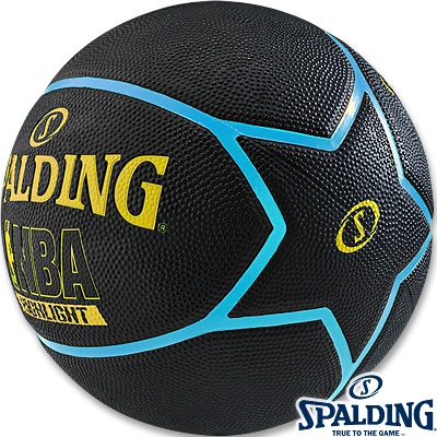 Spalding星形ネオンハイライト ブルーイエロー 外用バスケットボール7号 ラバー スポルディング 198z通販 アイヒーリング本店