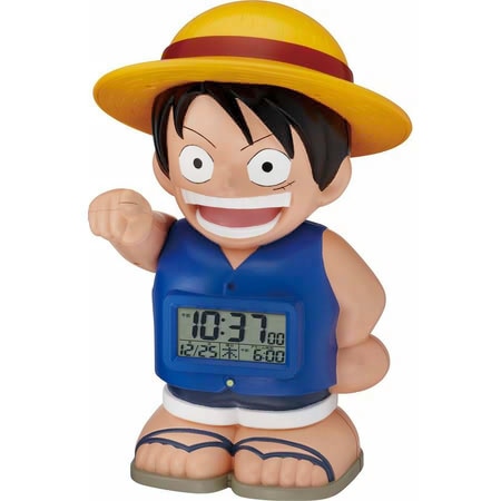 麦わらのルフィ ONE PIECE ワンピース キャラクター目覚し時計通販