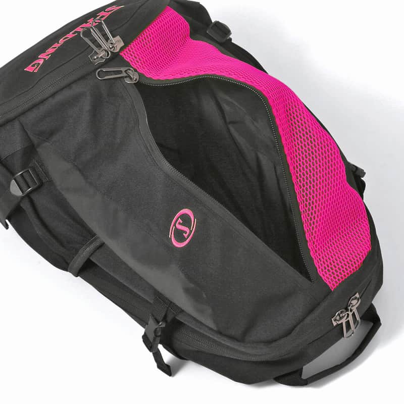 バスケットボール バッグ 通気メッシュ ケイジャー ブリーズ ブラック