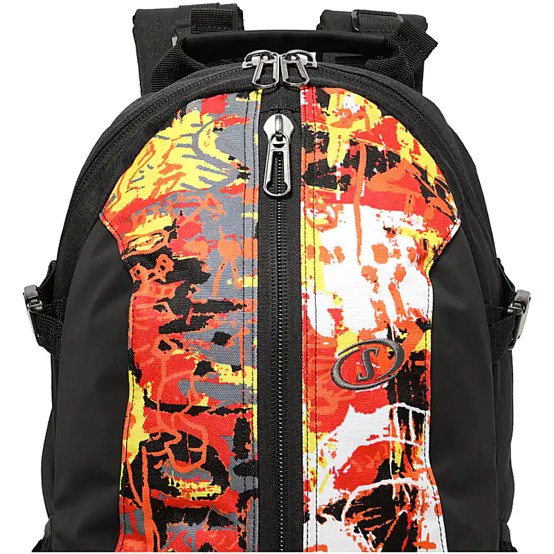 ケイジャー グラフィティ オレンジ×レッド バスケットボール バッグ 40