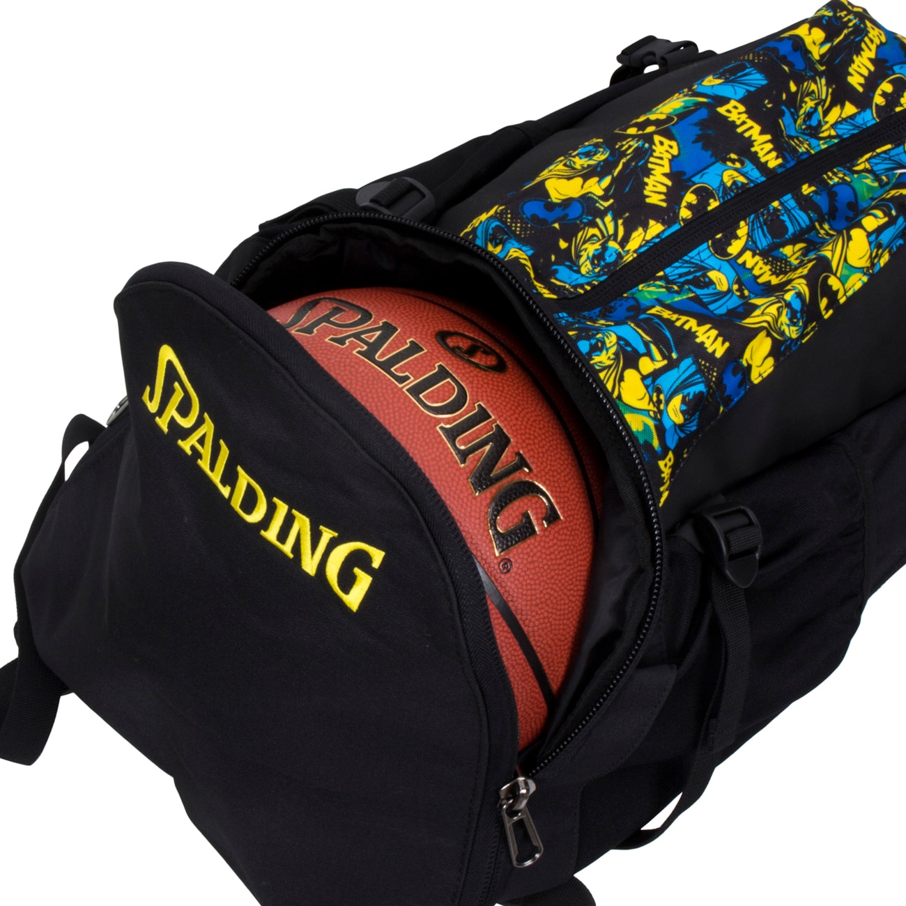 SPALDING バットマン バスケットボールバッグ スポルディング ケイジャー バットマン ブラックブルー