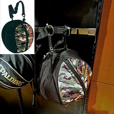 スポルディング 迷彩柄ボールバッグ カモ バスケットボール収納