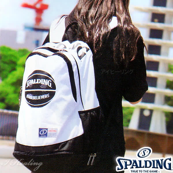 SPALDING ライズ ボール ホワイト バッグ バスケットボール バック 
