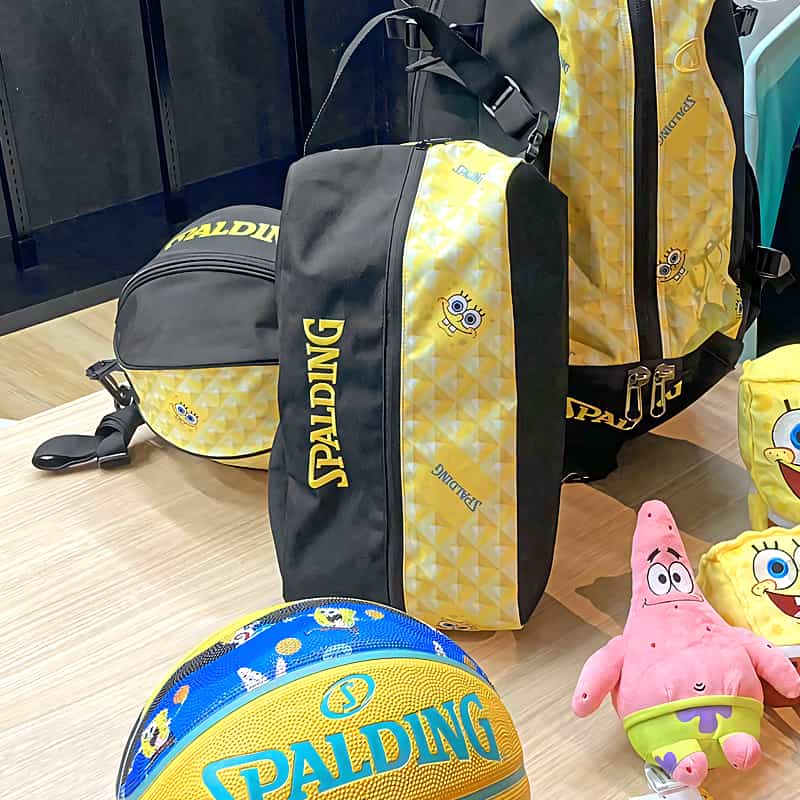 新品　即完モデル　SPALDING スポンジボブ　コラボ　バスケットボールバック スポルディング（SPALDING）（メンズ、レディース、キッズ