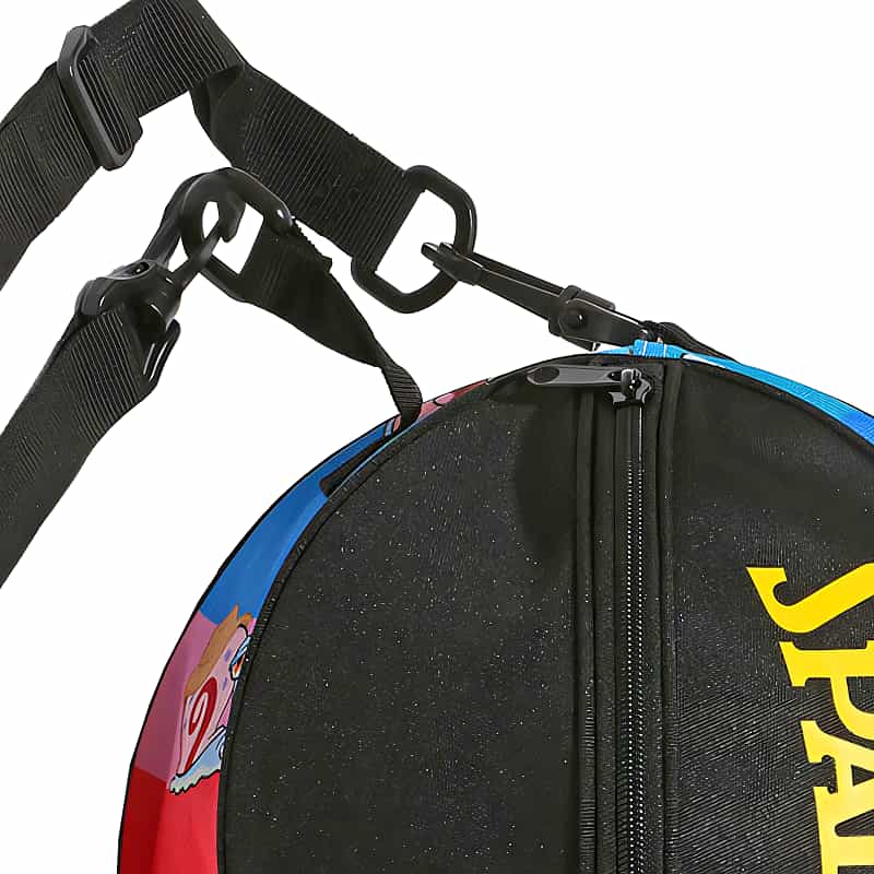 スポンジボブ ボールバッグ ウエーブ ピンクカラフル 49002SBW バスケットボール収納 27cm バスケ バッグ SpongeBob