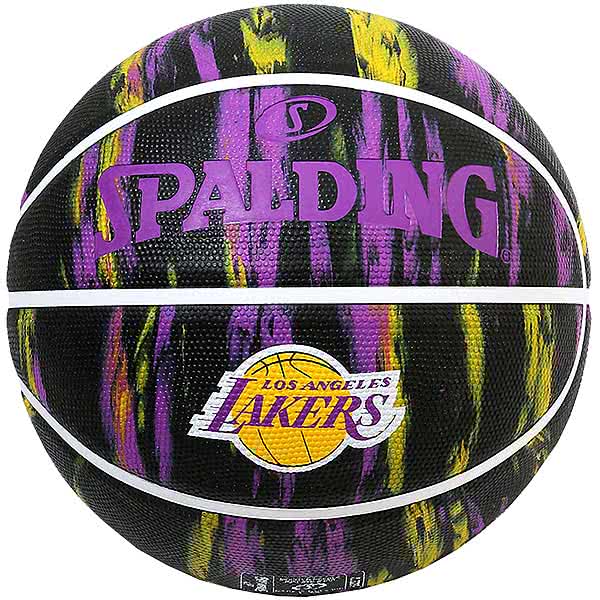 ROG×SPALDING バスケットボール ブラック ストリートファントム ラバー ブラック×グリーン 7号球 84-384Z