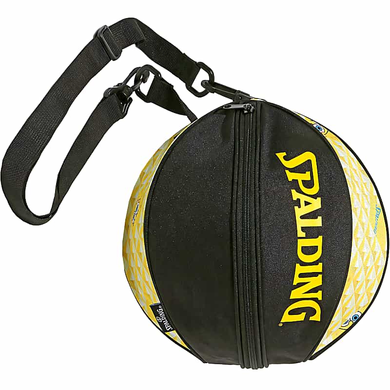 未使用級　即完モデル　SPALDING スポンジボブ　バスケットボールバック スポンジボブ ボールバッグ パターン イエロー 49-002SBP