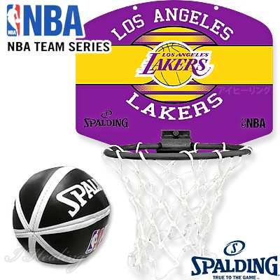 バスケットゴール スポルディング 2017NBAレイカーズ マイクロミニ