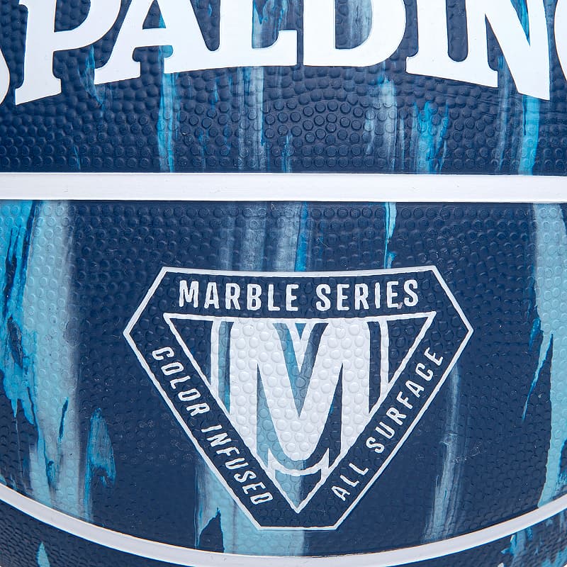 バスケットボール 7号 マーブル ネイビー ライトブルー バスケ 85-069Z