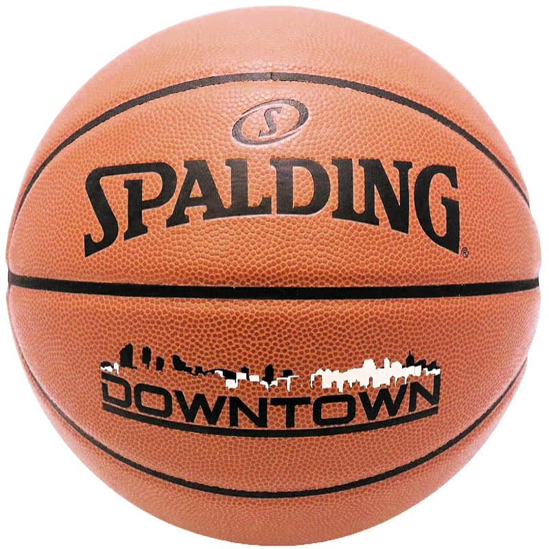 SPALDING DOWNTOWN バスケットボール7号 ダウンタウン ブラウン