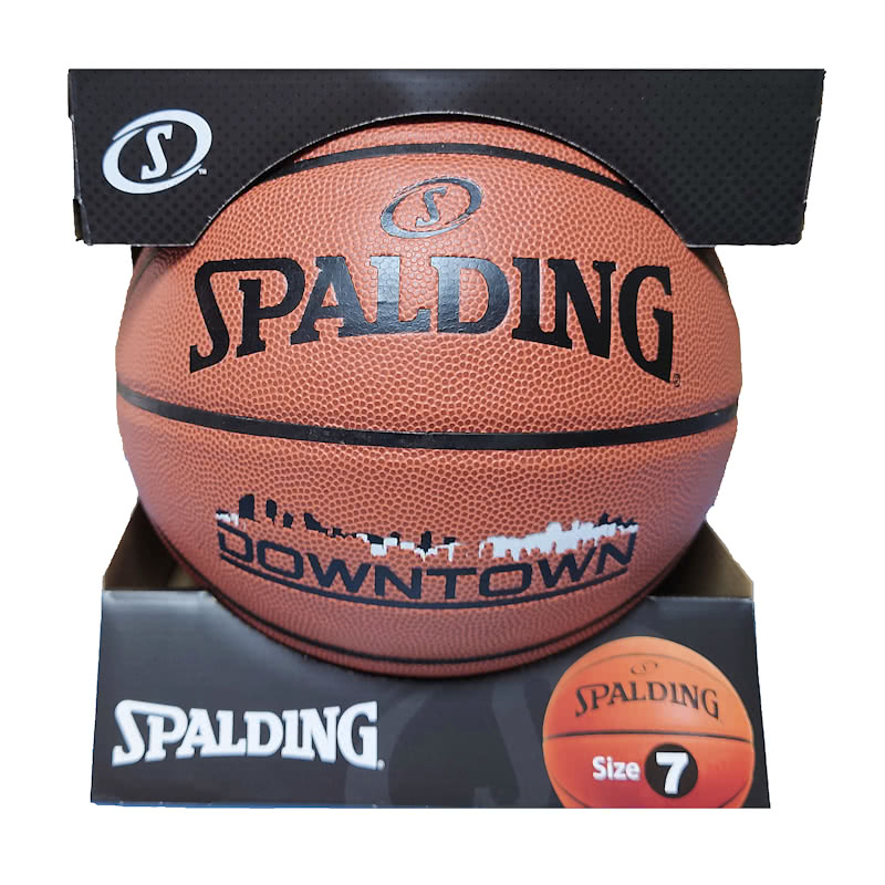 SPALDING DOWNTOWN バスケットボール7号 ダウンタウン ブラウン