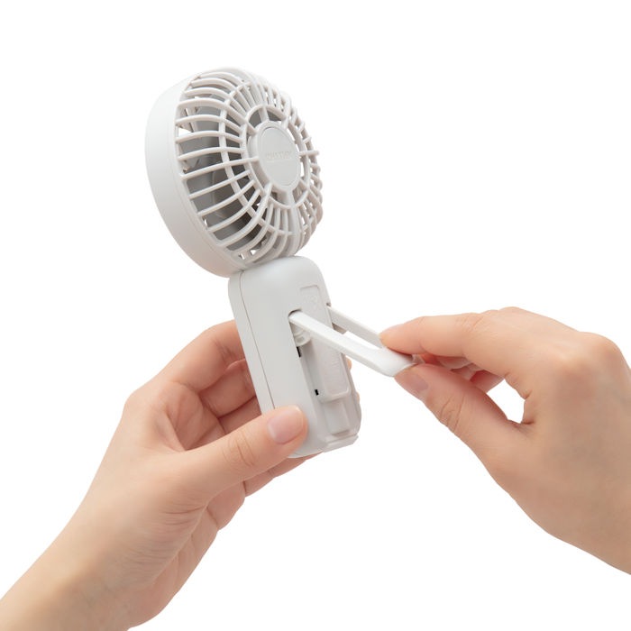 륭 ϥǥեS  ߥ 2ȿžե  Ų DC⡼ Ǽ USB Type-C ꥺ RHYTHM Silky Wind Handy Fan S ĤĤϥǥ 9ZF031RH04