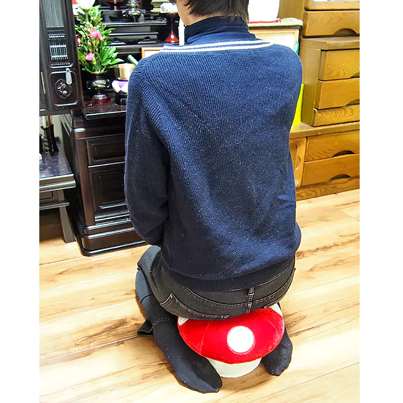 きのこ椅子 きの小いす 2個セット【色の組み合わせ自由】かわいい 低