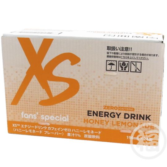 【訳有・期限切れ】 アムウェイ XS エナジードリンク カフェインゼロ ハニーレモネード 24本 賞味期限：2024年10月