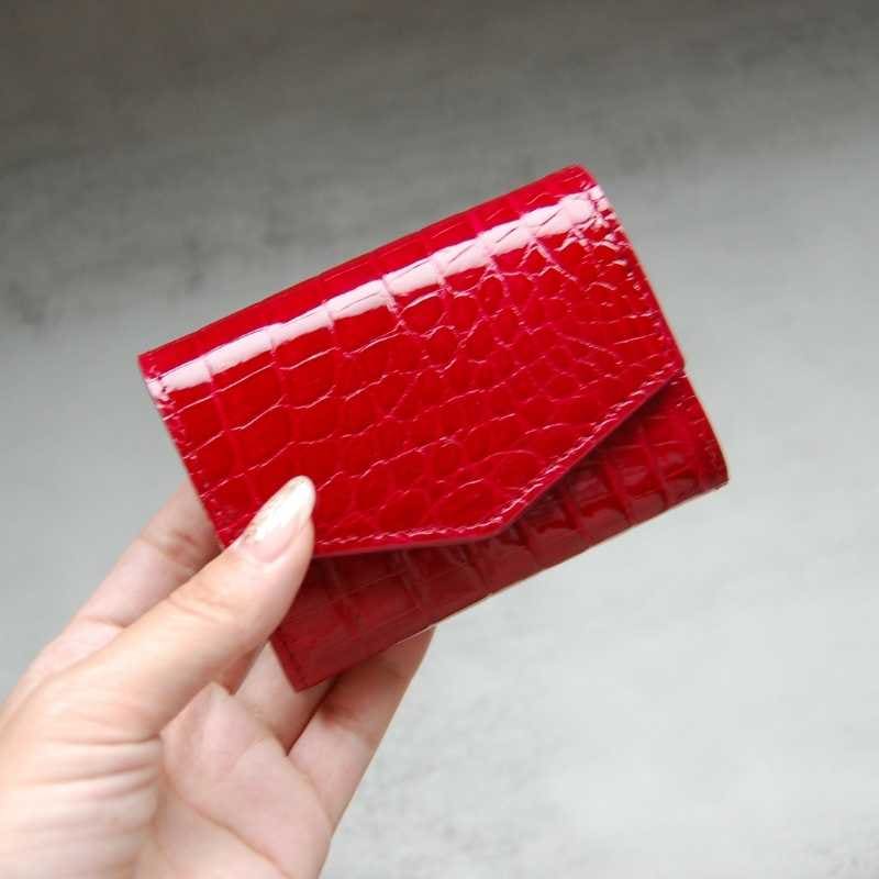 Jun-洵-（軽量三つ折り財布） シャイニングクロコダイル/澄輝 日本製