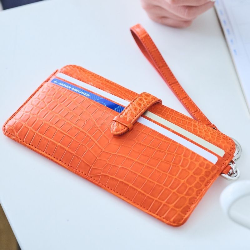 Ryo-涼-（単束/フラットウォレット）マットクロコダイル/滲雅