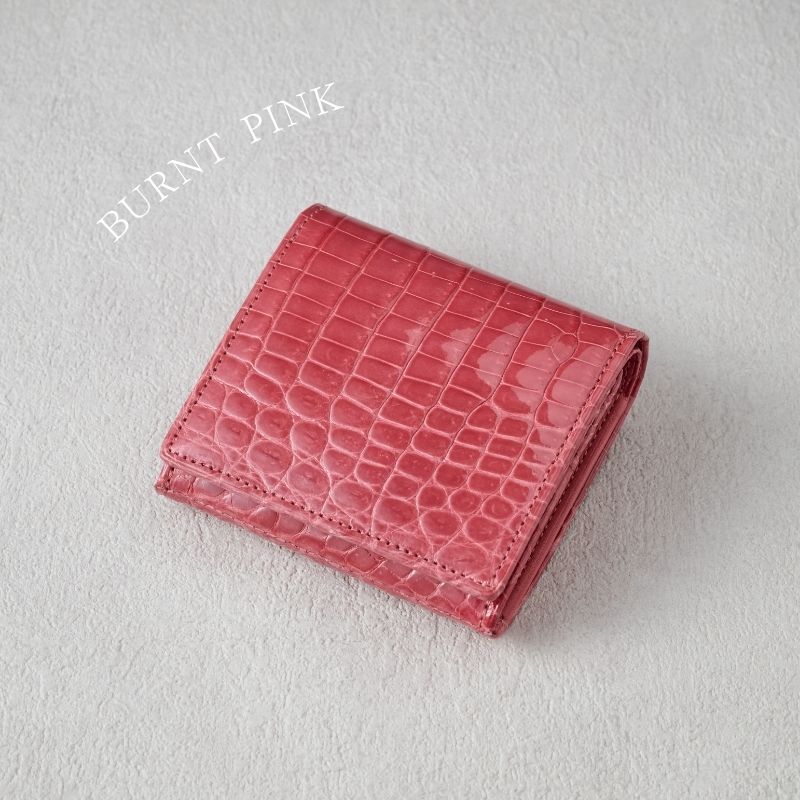 Tou-澄-（二つ折り財布） シャイニングクロコダイル/澄輝（ブラック