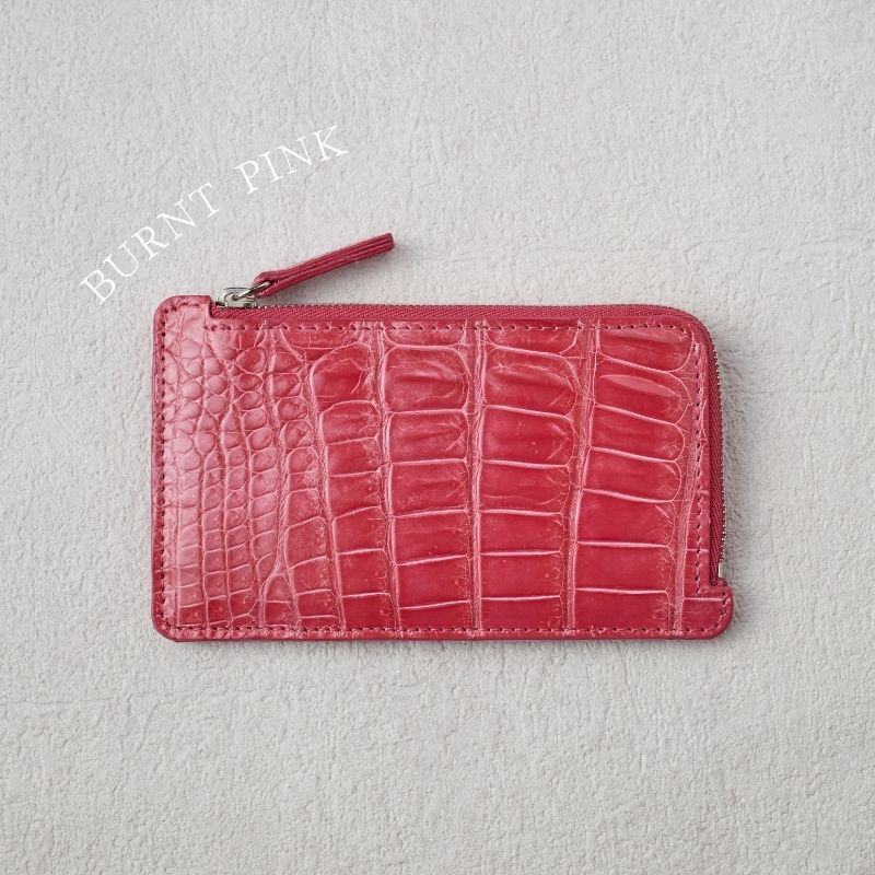 クロコダイル　シャイニング　ケース Ayumu-渉-（L字ファスナーフラグメントケース） シャイニング