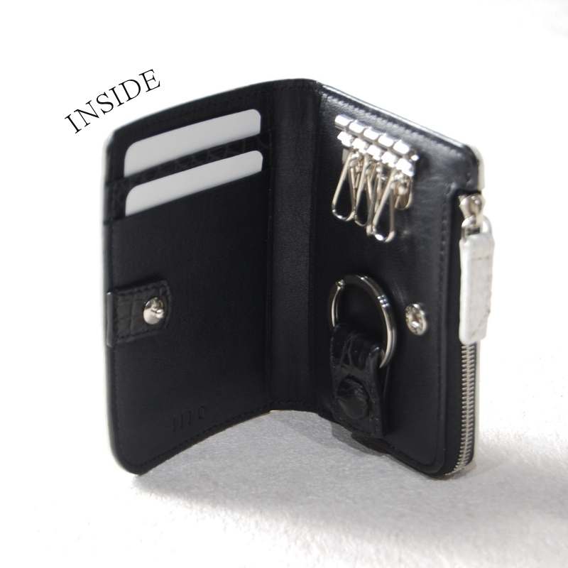 Gen-源-（ウォレット＆キーケース） マットクロコダイル/渓霧