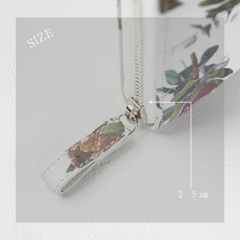 fuin-風韻-（ラウンドファスナー長財布）オーストリッチ/花柄
