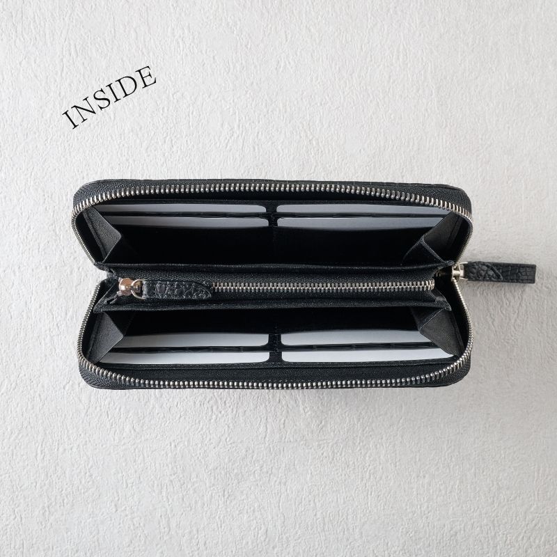 Ko-洸-(スマートラウンドファスナー長財布) マットクロコダイル/滲雅