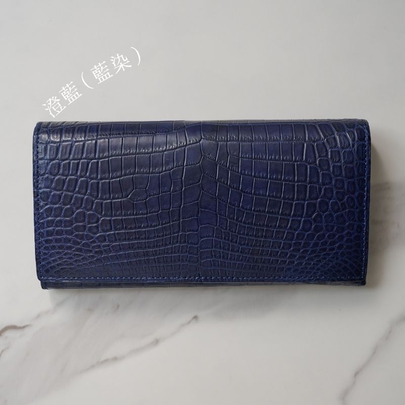SHIRUSHI-紋- 束入れ【SLIM】長財布 マットクロコダイル/滲雅